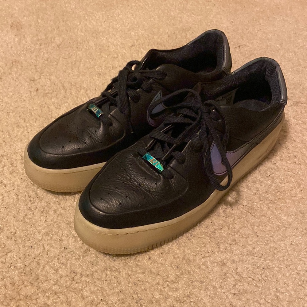 Nike Air Force One Platform Purple Holographic